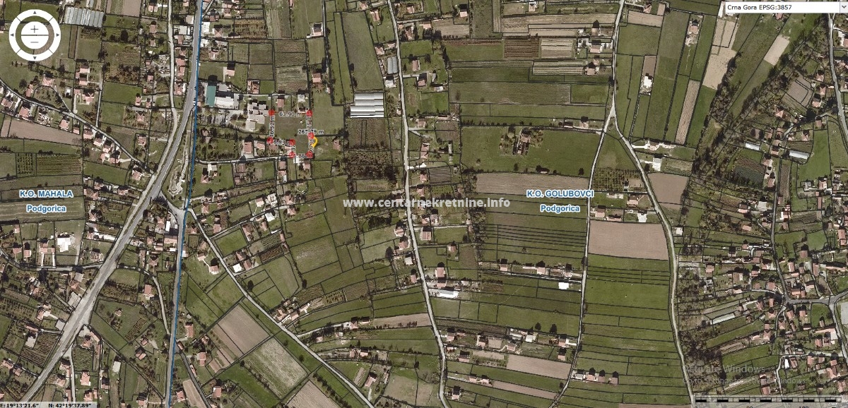 For sale, plot of land 4.344m2, Golubovci, Zeta